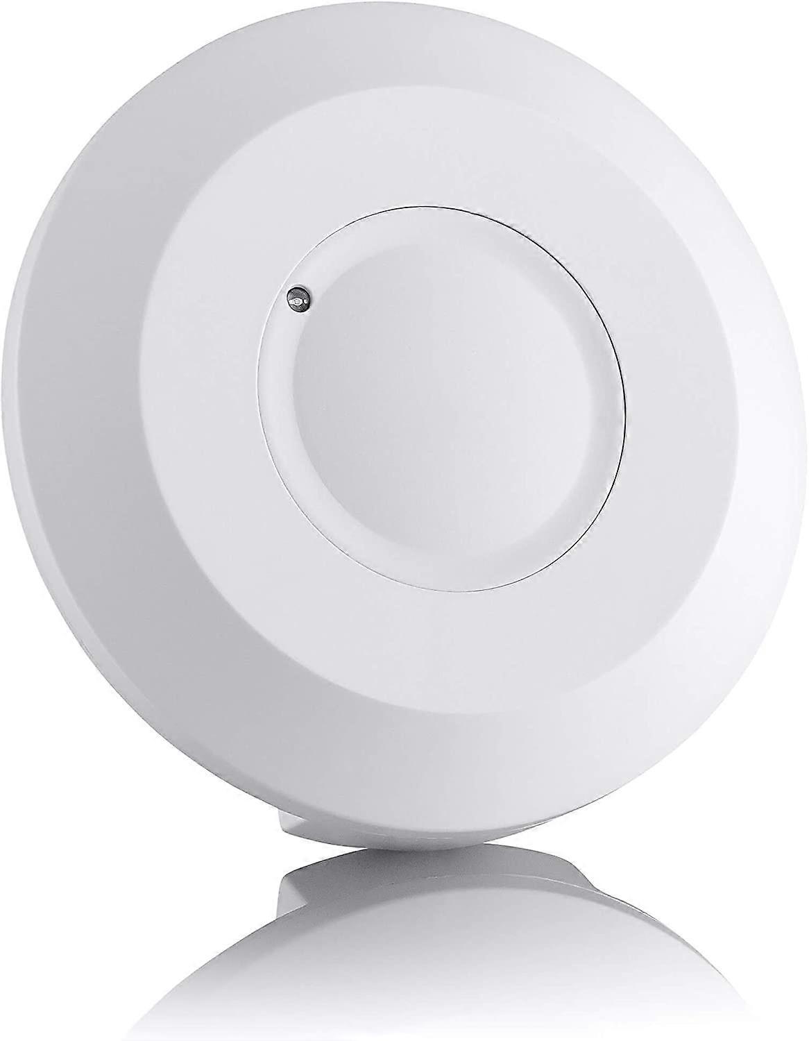 Indoor Motion Detector, Ceiling Surface Mount, HF Sensor, LED Compatible, Programmable, Range 2-16m/ 360, Max. 800W/ 300W
