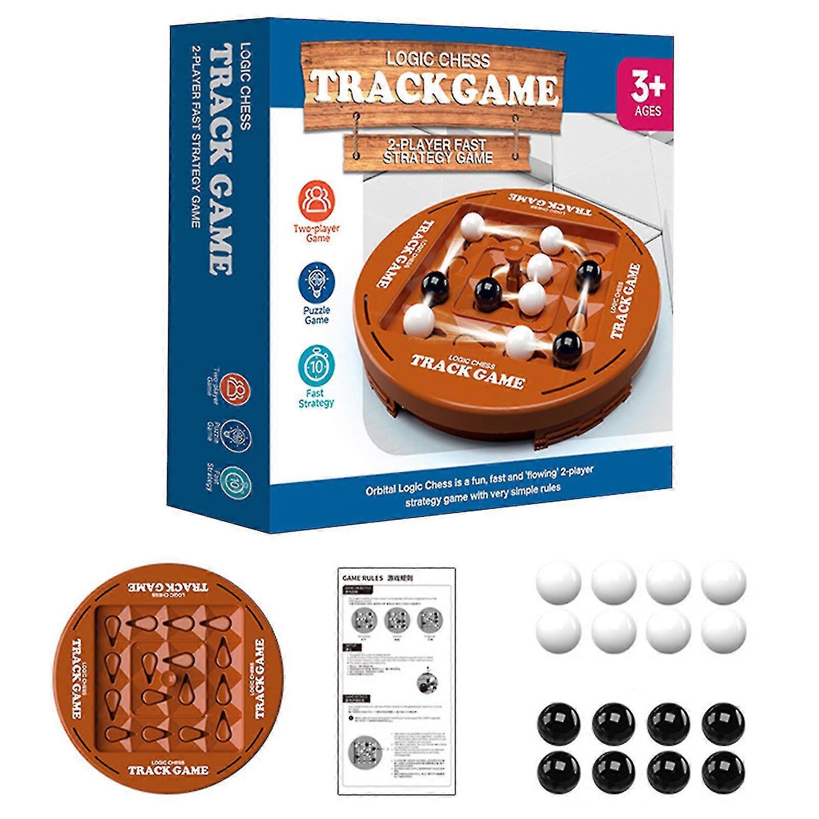 For Orbitos Board Game Connect 4,Track Logic Board, Logic Chess Track Board Game,100% New