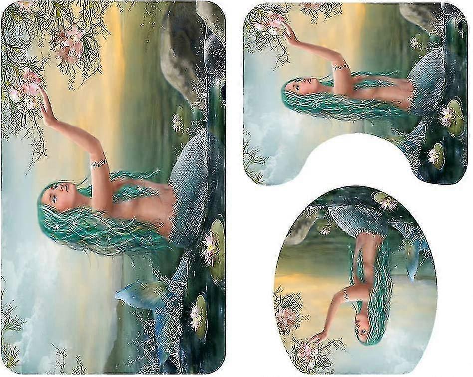 3pcs Bath Shower Mat