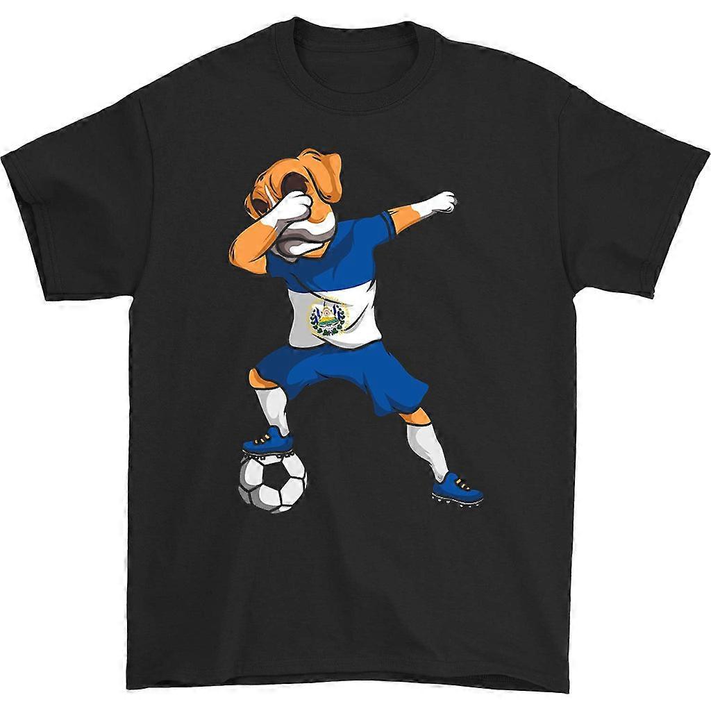 Dabbing Dog Soccer T-paita