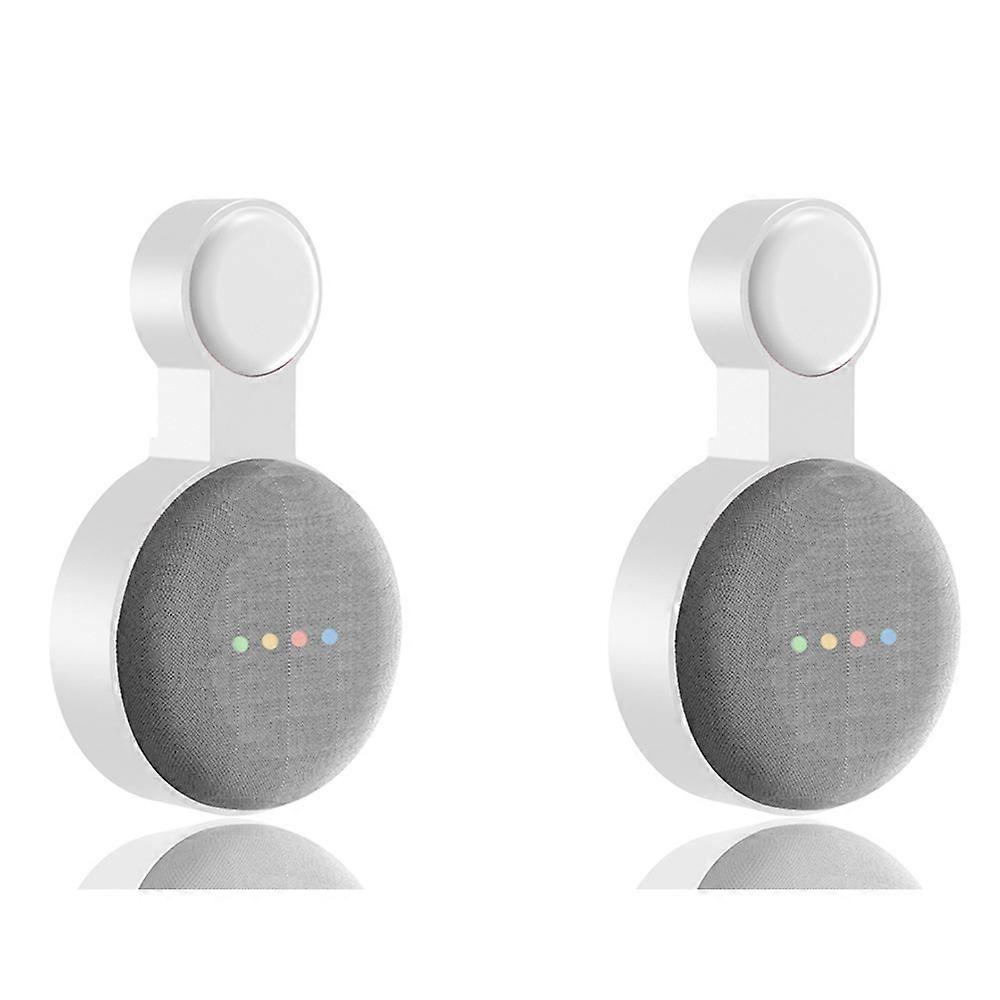 2 pièces adaptées à Google Audio pour mini support mural support suspendu de deuxième génération - blanc