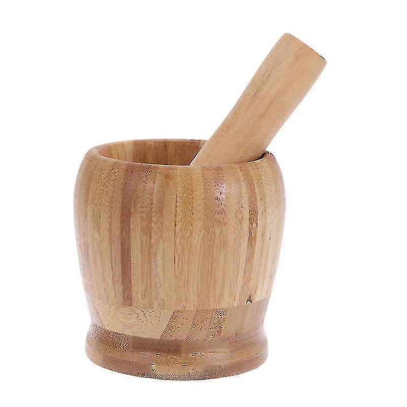 The New 1pcs Wood Garlic Press