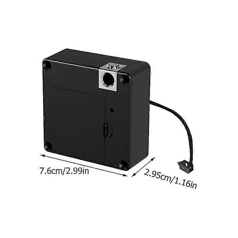 1 Set Electronic Cabinet Lock Hidden Lock For Drawer Cupboard No Battery