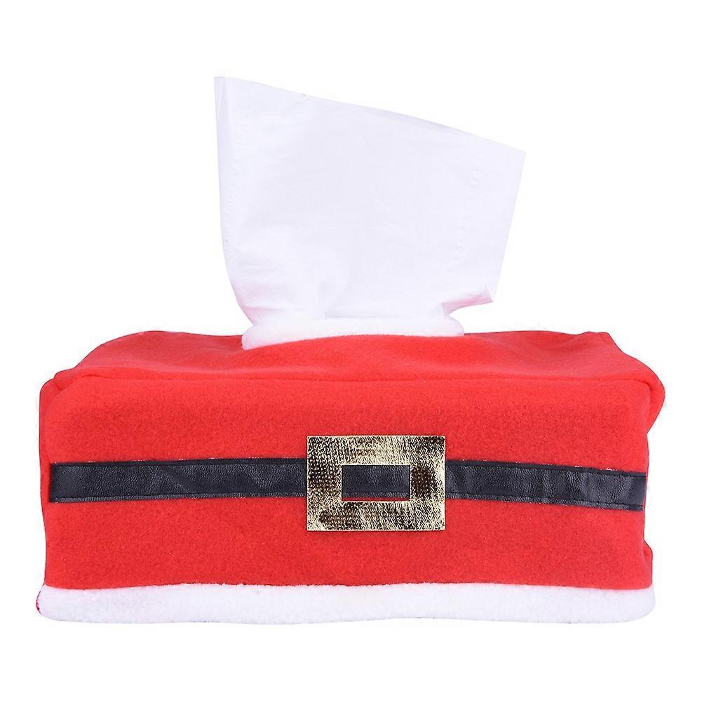Creative Christmas Rectangle Tissue Box Cover Paper Holder Case Home Decoration (Ζώνη L)