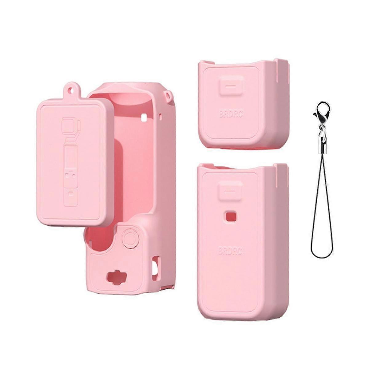 Camera Silicone Case for 3 Lens Body Protective Cover Gimbal Lens Cap Anti-Bump Shell A
