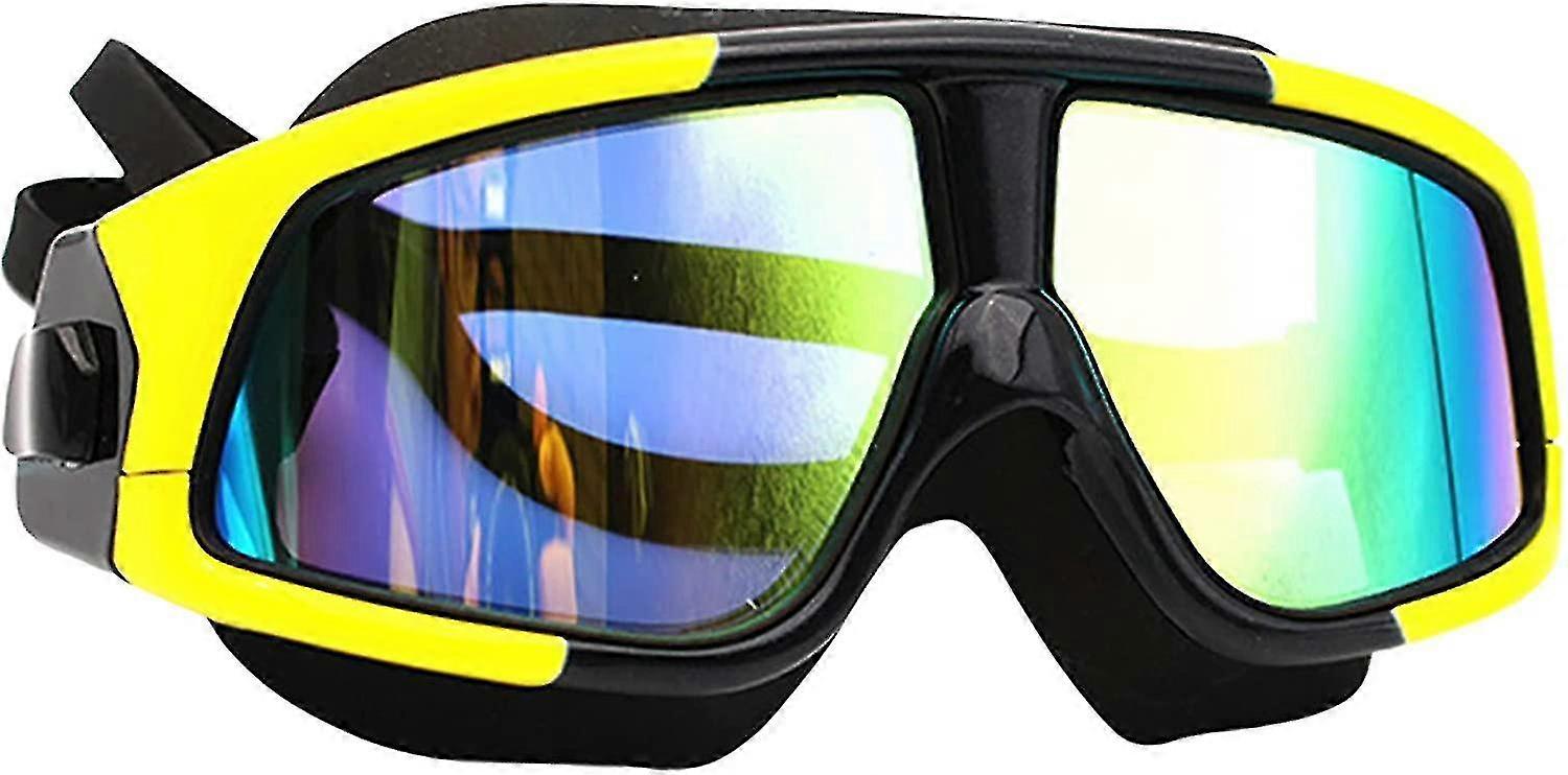 Adult Swimming Goggles With Uv Protection And Anti Fog Lens, Anti Slip Easy To Adjust Comfortable Silicone Goggles