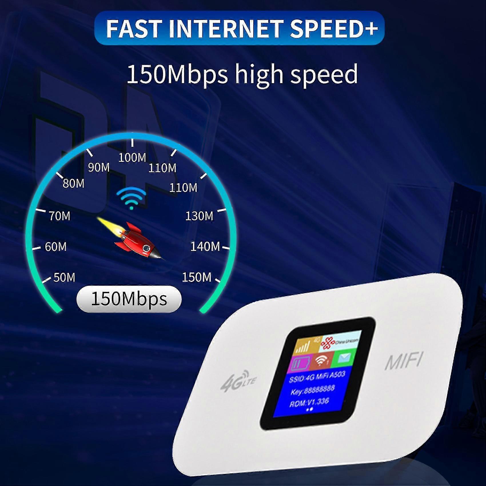 4g Lte Mobile Wifi Router 150mbps 3000mah Battery Led Color Screen Mifi Router With Ot(european V