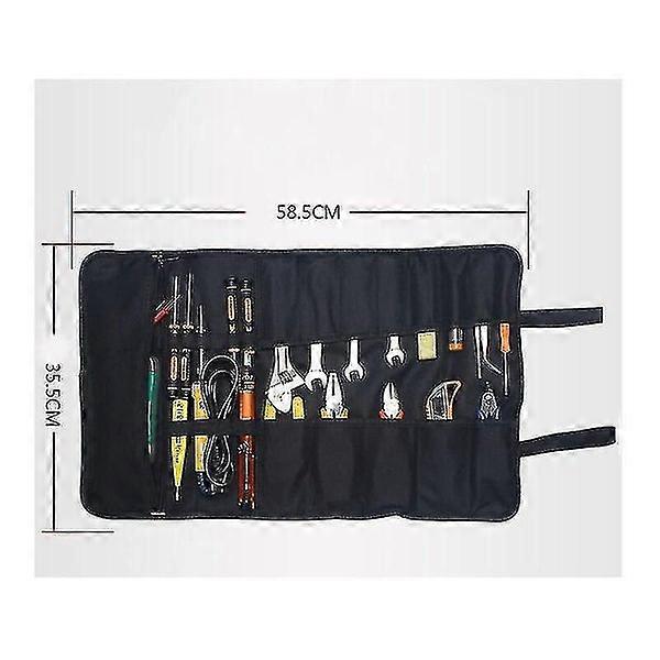 Roll-type Tool Bag, Multi-function Roll Electrician Bag Storage Bag, Wear-resist