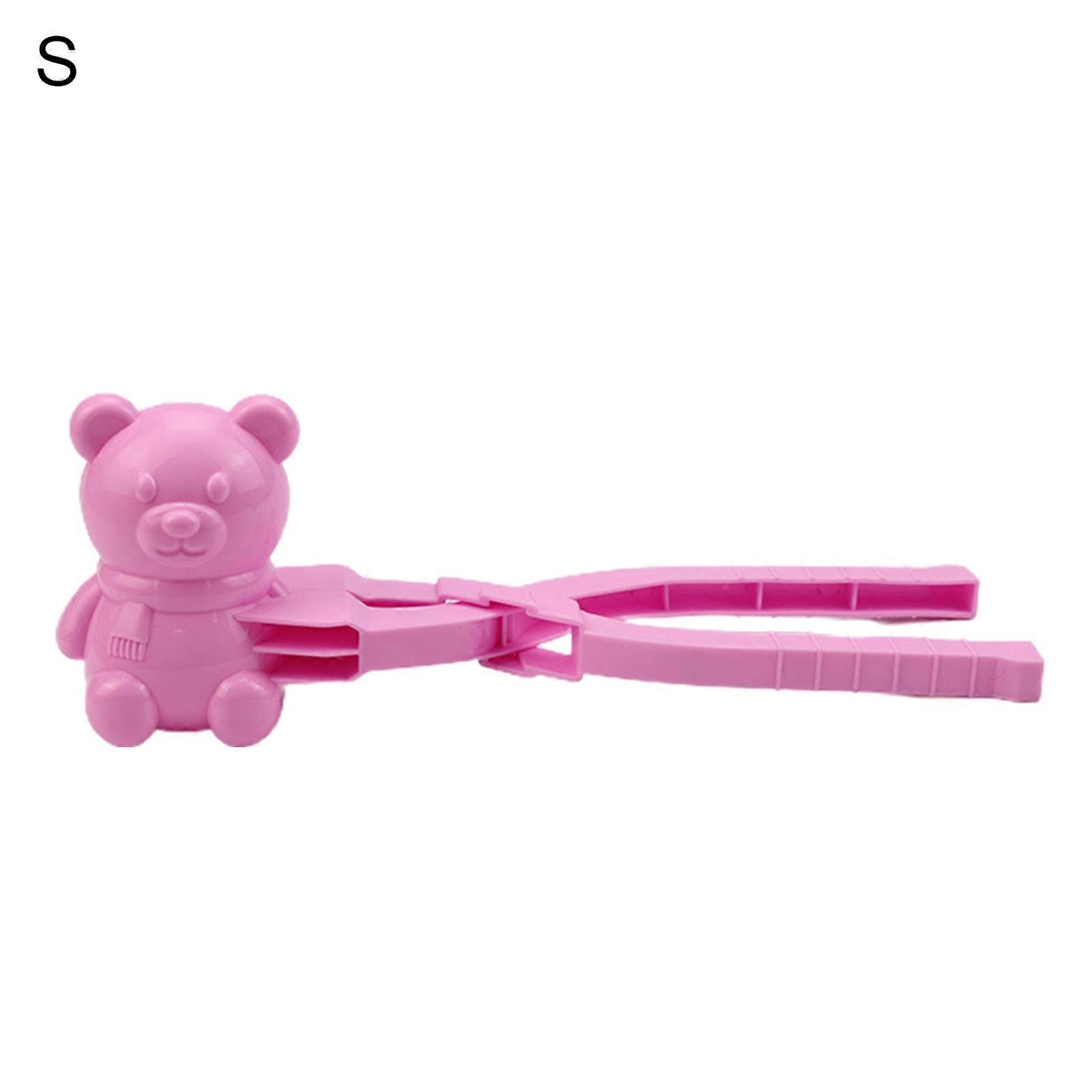 Bear Shape Soccer Style Snowball Maker Clip Plastic Freely Switched Winter Snowball Clamp Kids Toy KAESI