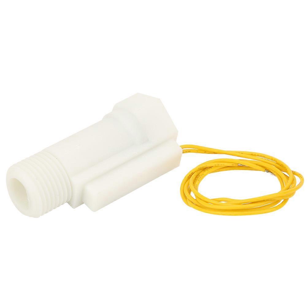 Plastic Water Flow Sensor Switch Piston Type G1/2in Male/Female Thread DC0-110V