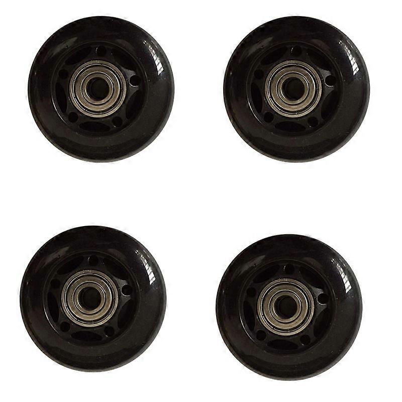 4Pcs Roller Skates Rubber Wheels Anti-Skid Mute Wear-Resistant Roller Skates Roller Skate Accessori