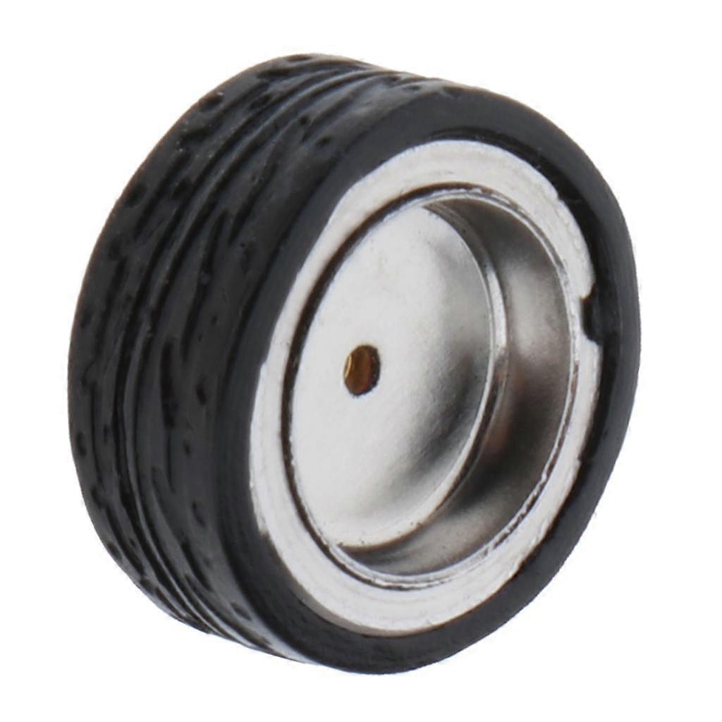 2x RUBBER WHEELS 1/64 SCALE MINIATURE MODEL for  A1-A20