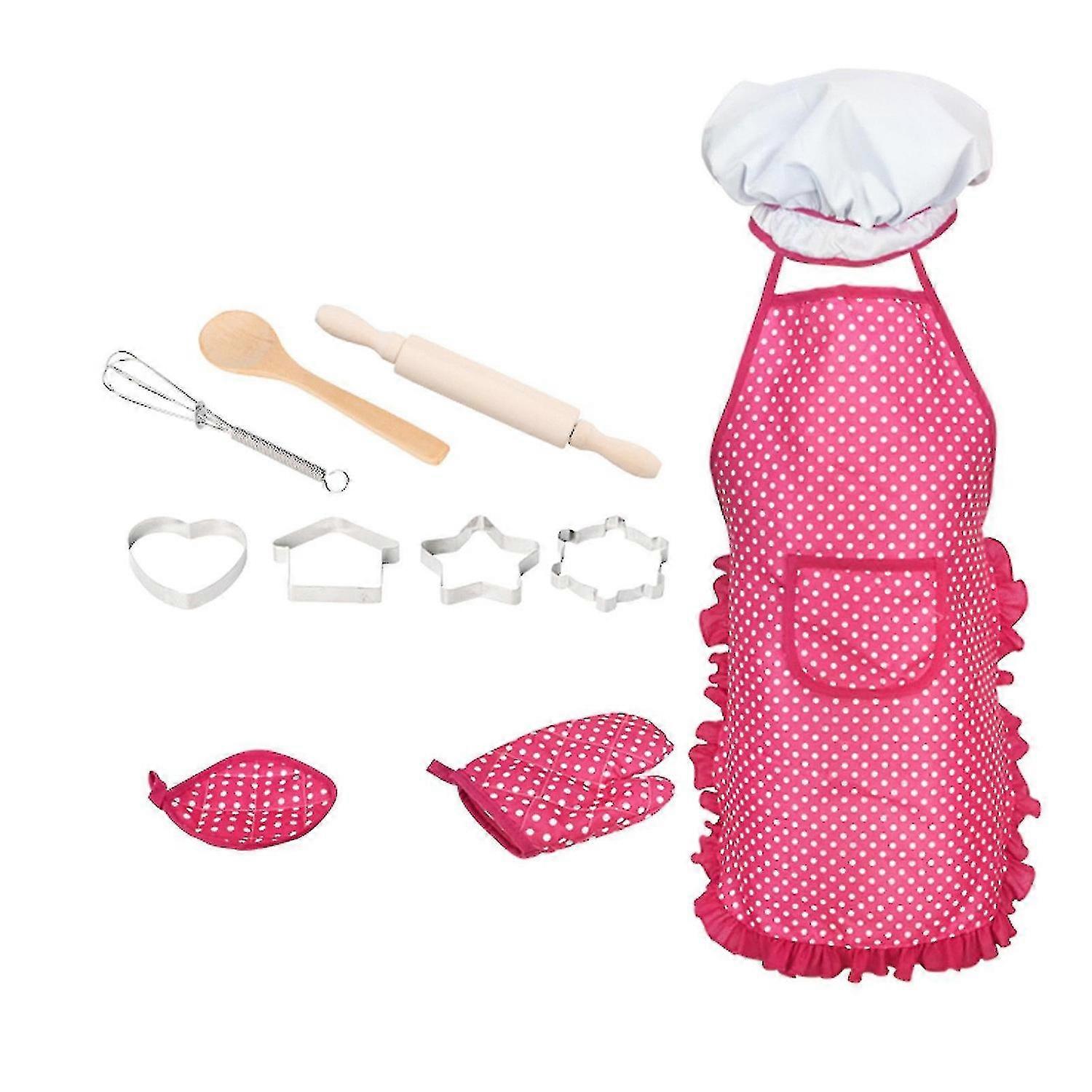 Complete Kids Cooking And Baking Set - 11 Pcs Includes Apron