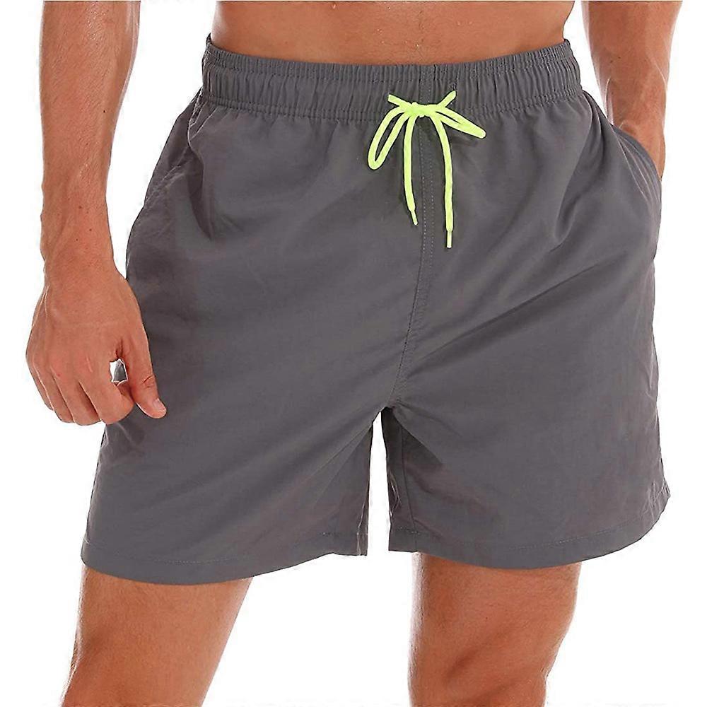 Men's Swim Trunks Quick Dry Beach Shorts with Pockets