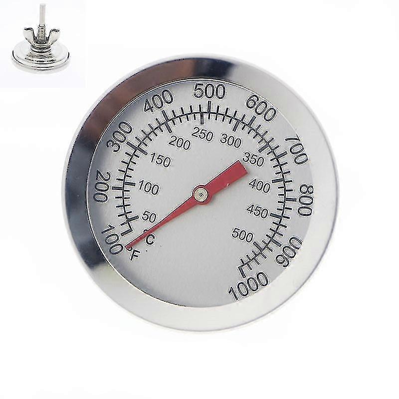 Barbecue Thermometer, Stainless Steel Oven Thermometer Max 500c/1000f Analog Display Thermometer Jskee
