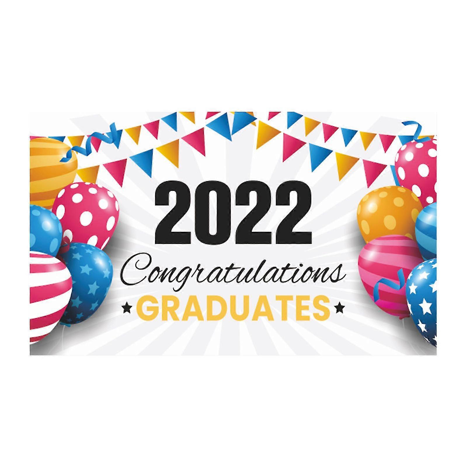 2022 毕业季横幅横幅派对仪式派对装饰墙面文胸挂旗毕业季背景布