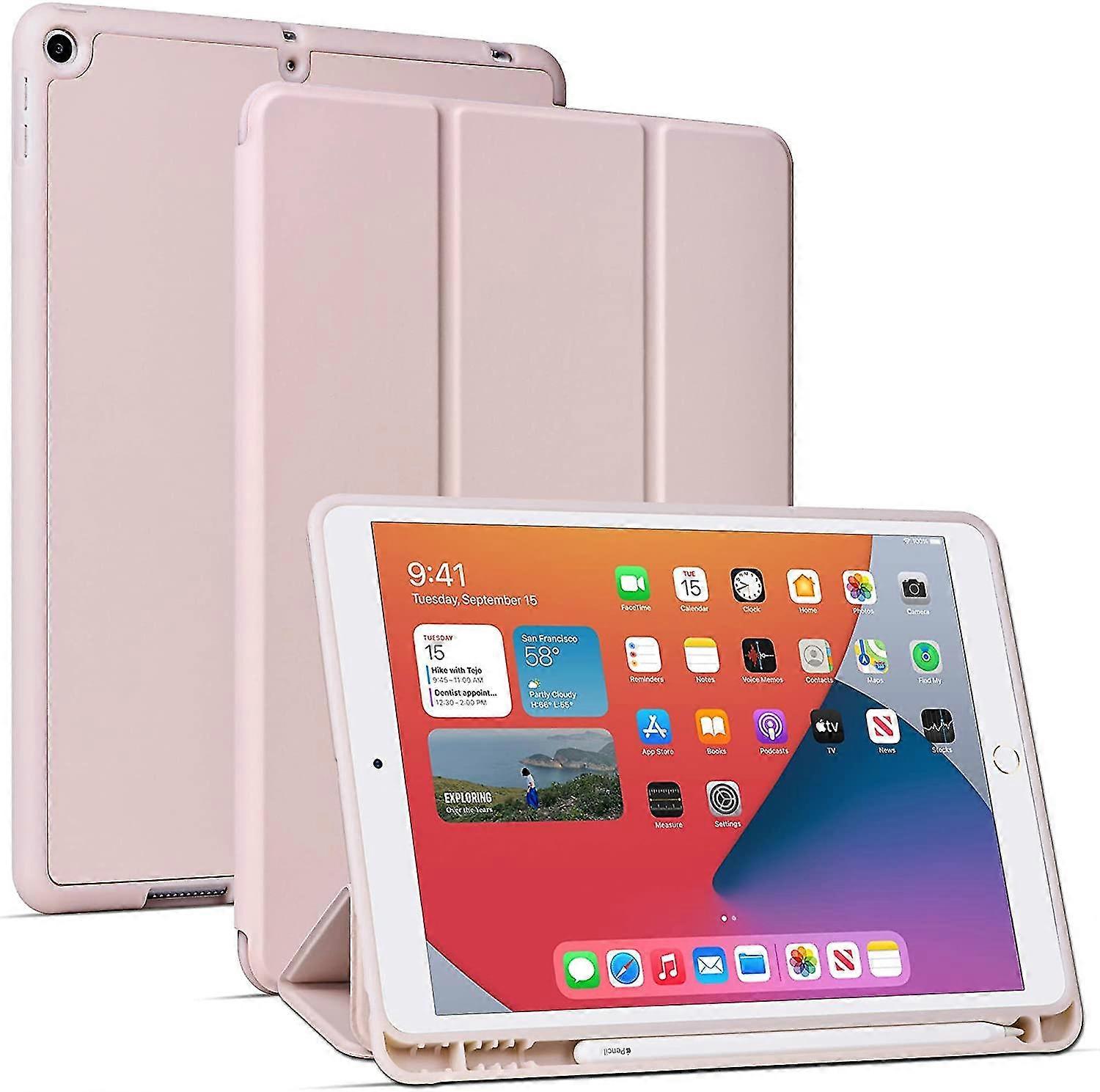 Ipad 10.2 Inch Case (9th Generation 2021) &(7th Generation 2019) & (8th Generation 2020) Auto Wake/sleep Feature Standing Cover