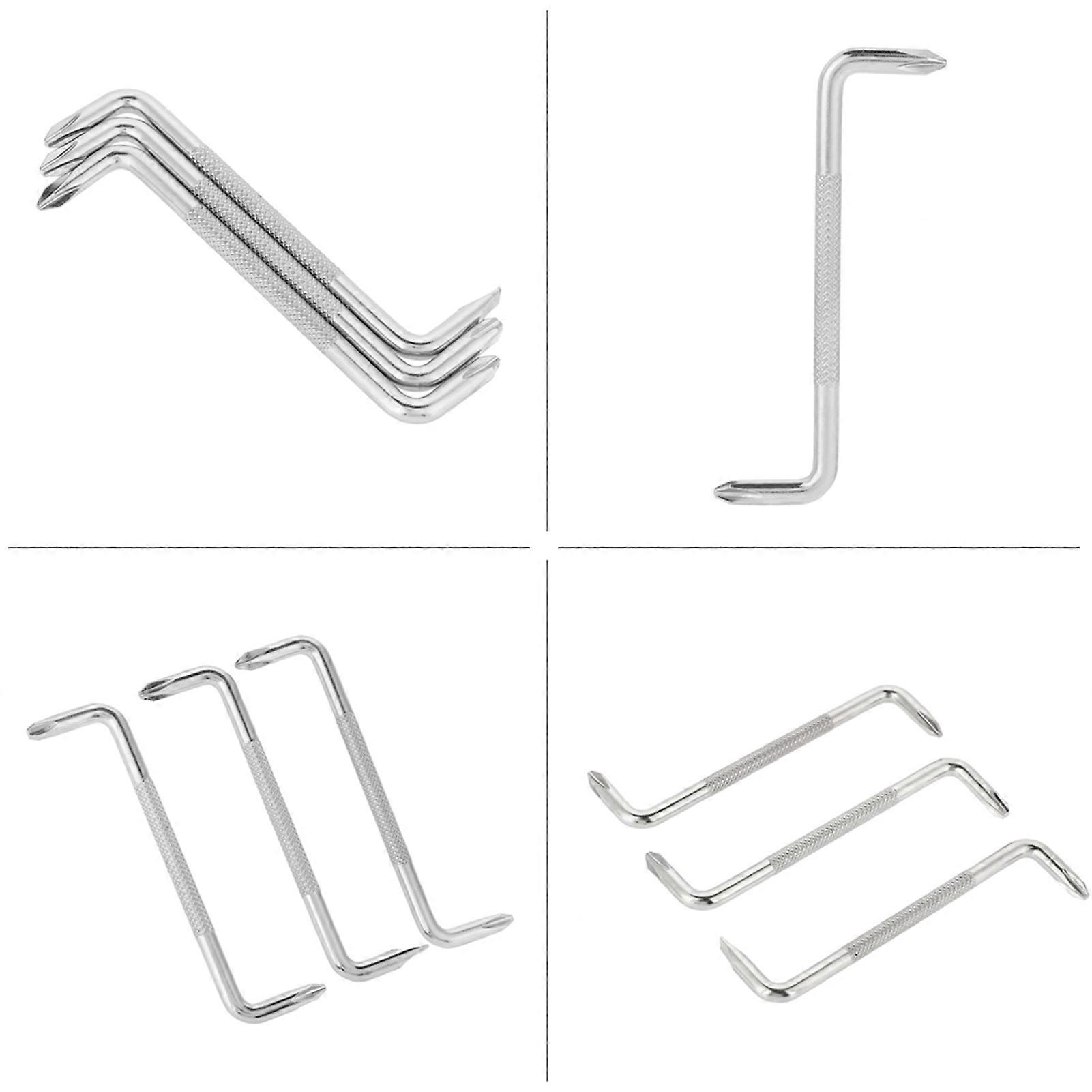 Offset Z Type Slot Cross Screwdriver Hand Tool Set (3pcs)