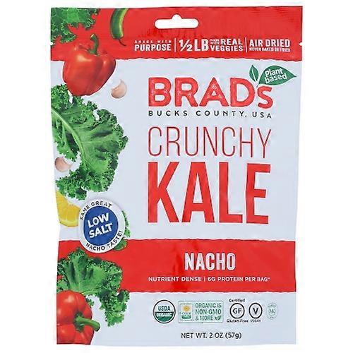 Brads Plant Based Kale Nacho Crnchy ,2 Oz(Case Of 12)