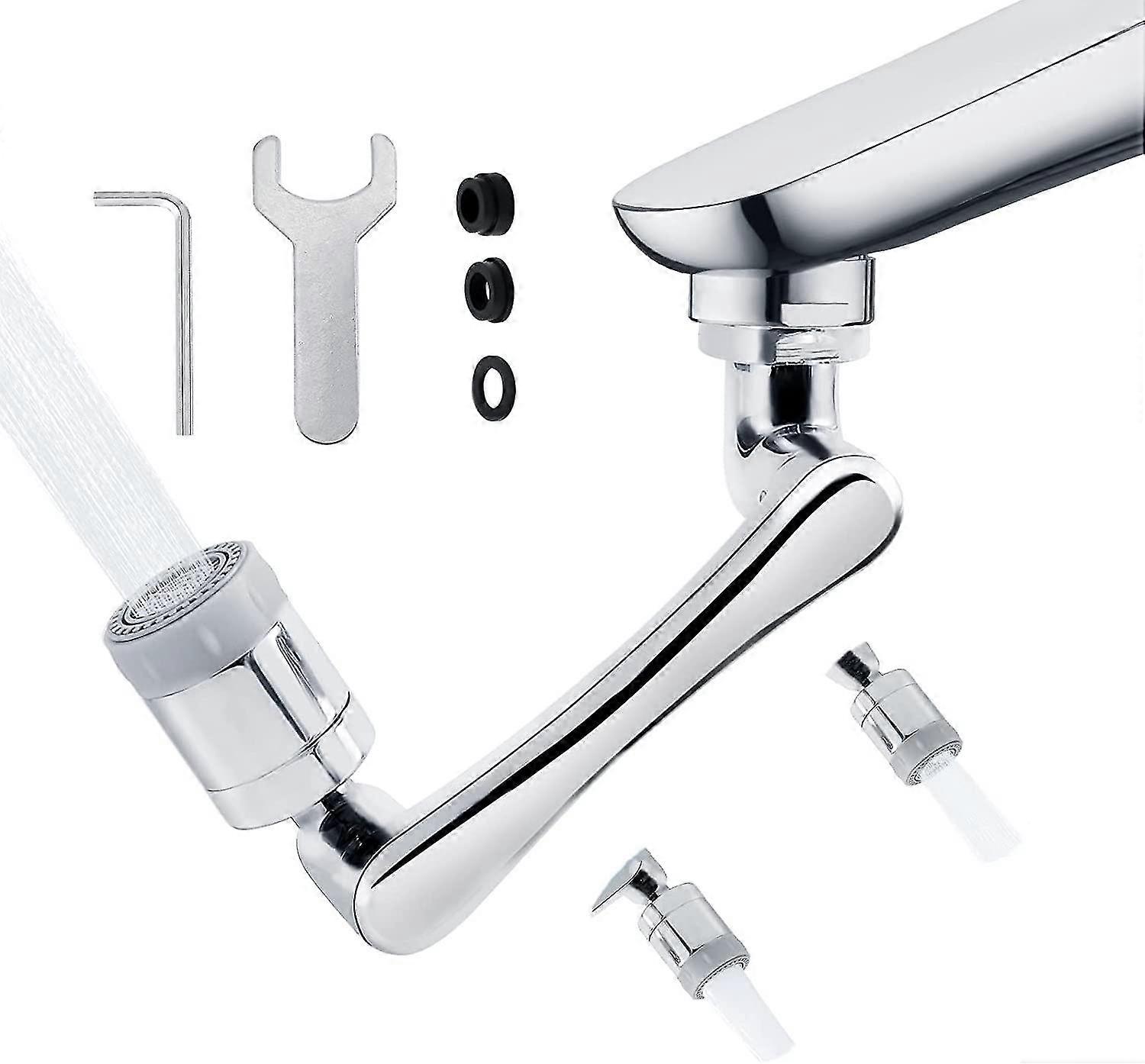 Faucet Extender, 1440 Universal Mechanical Arm Swivel Faucet Aerator
