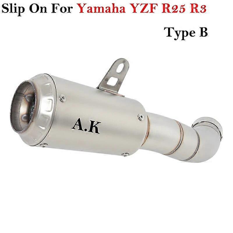 Fr YAMAHA YZF-R3 R3 R25 MT-03 MT03 R30 MT-25 Motorrad Yoshimura Auspuff Flucht Volle System Schalldmpfer Nahen Rohr Mit Laser