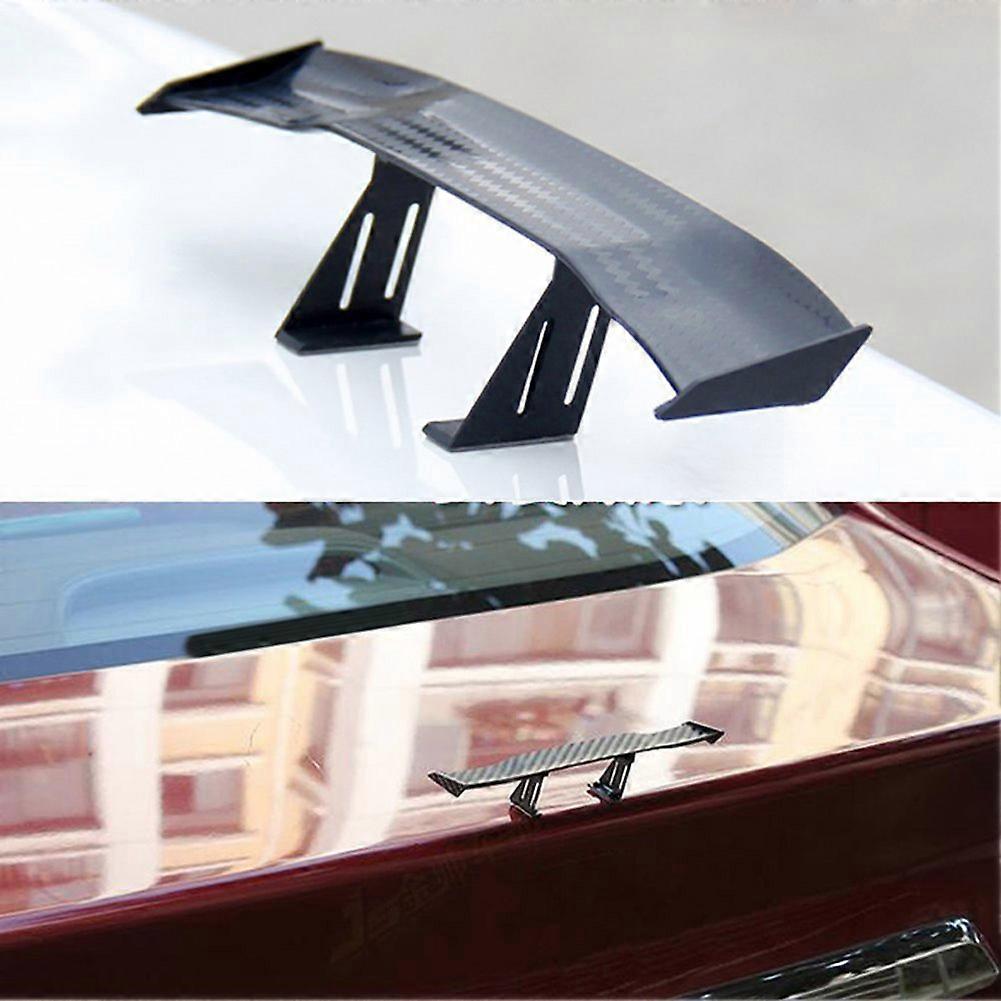 Mini Car Tail Carbon Fiber Spoiler Wing - Single Deck GT Wing Style