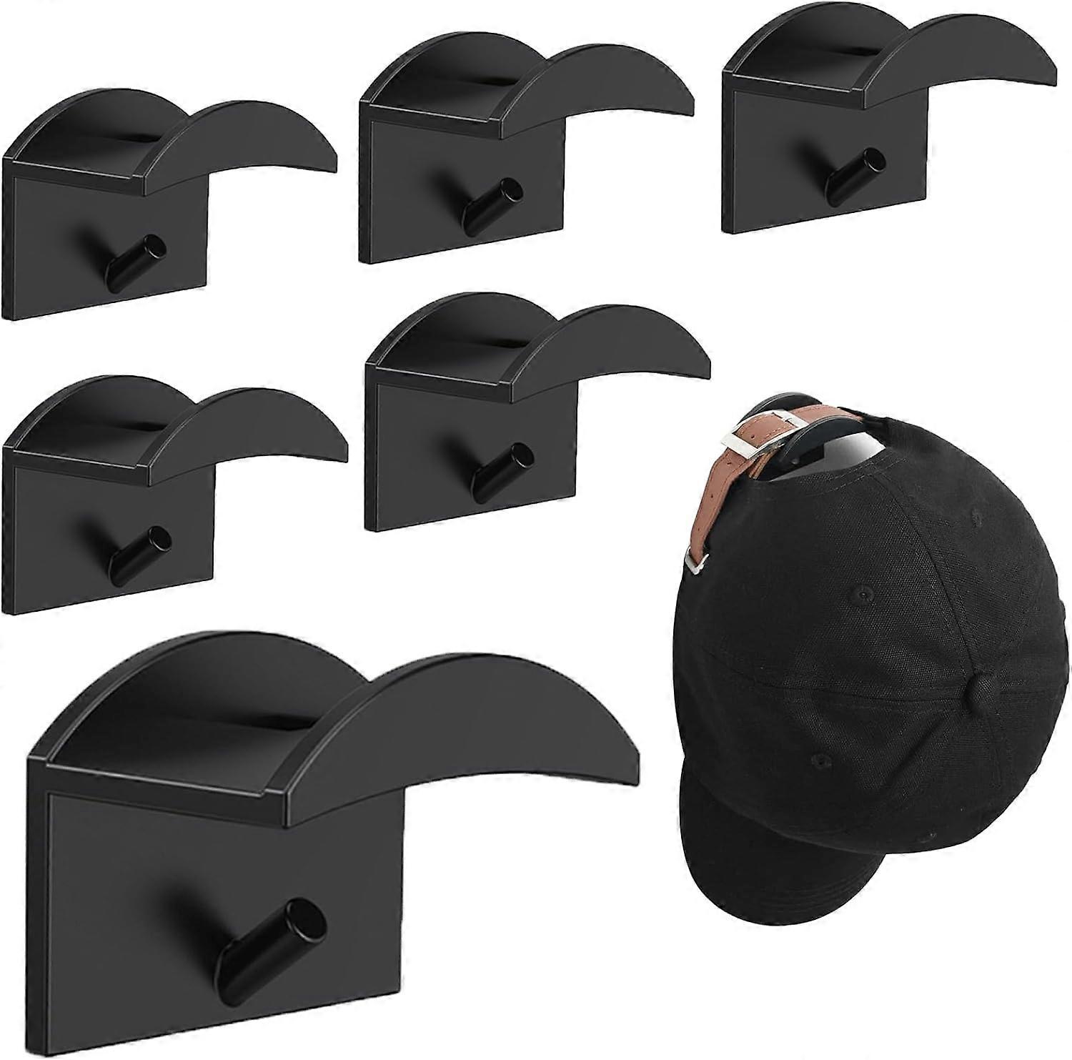 Pieces Adhesive Hooks for Hats, Hat Rack, Cap Holder, Suitable for All Types of Hats, Scarves, Bags, Headphones