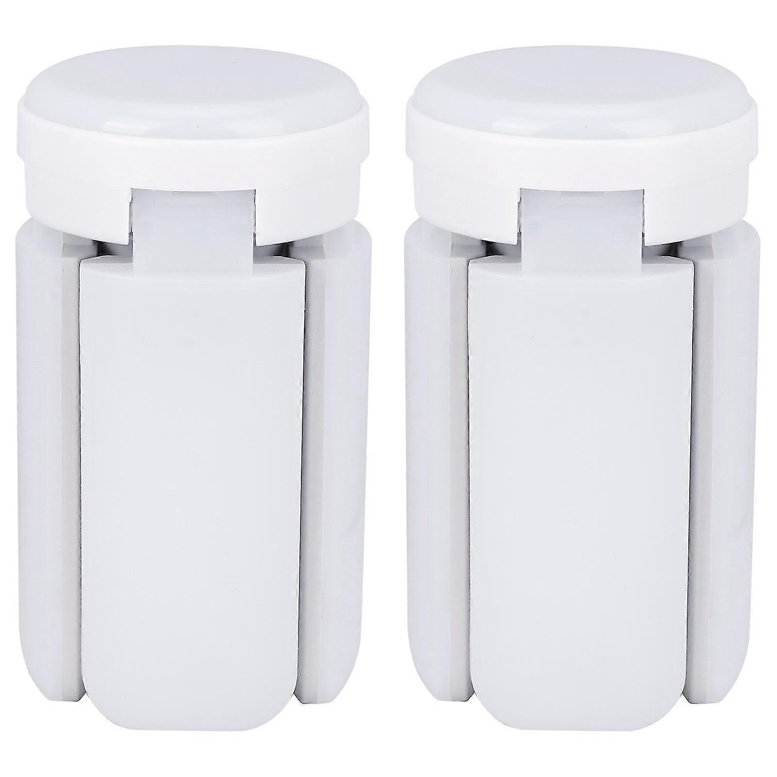 48W Deformable Folding LED Garage Light for Warehouse Basement - 2Pcs