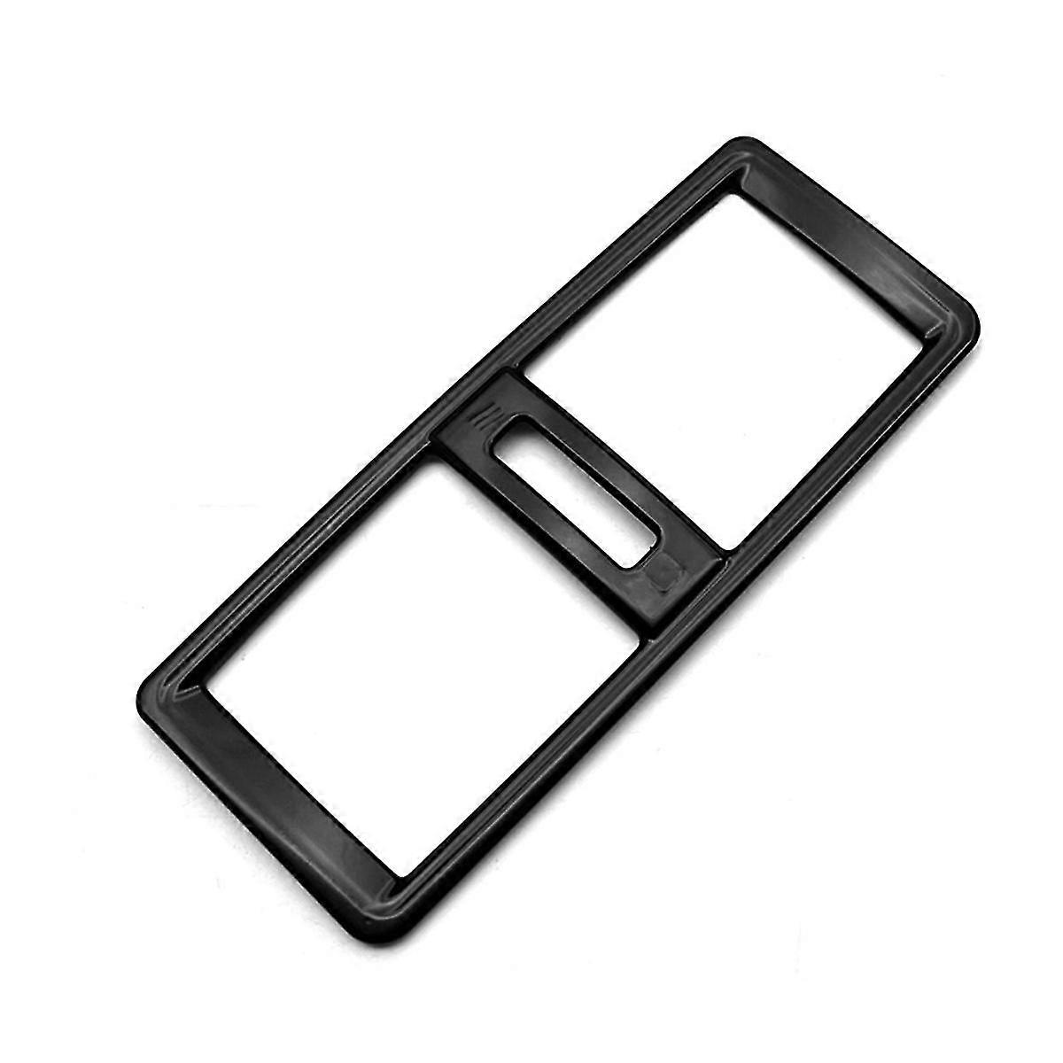 For 2022 Car Rear Air Conditioning Vent Outlet Cover Sticker Decoration Frame Black