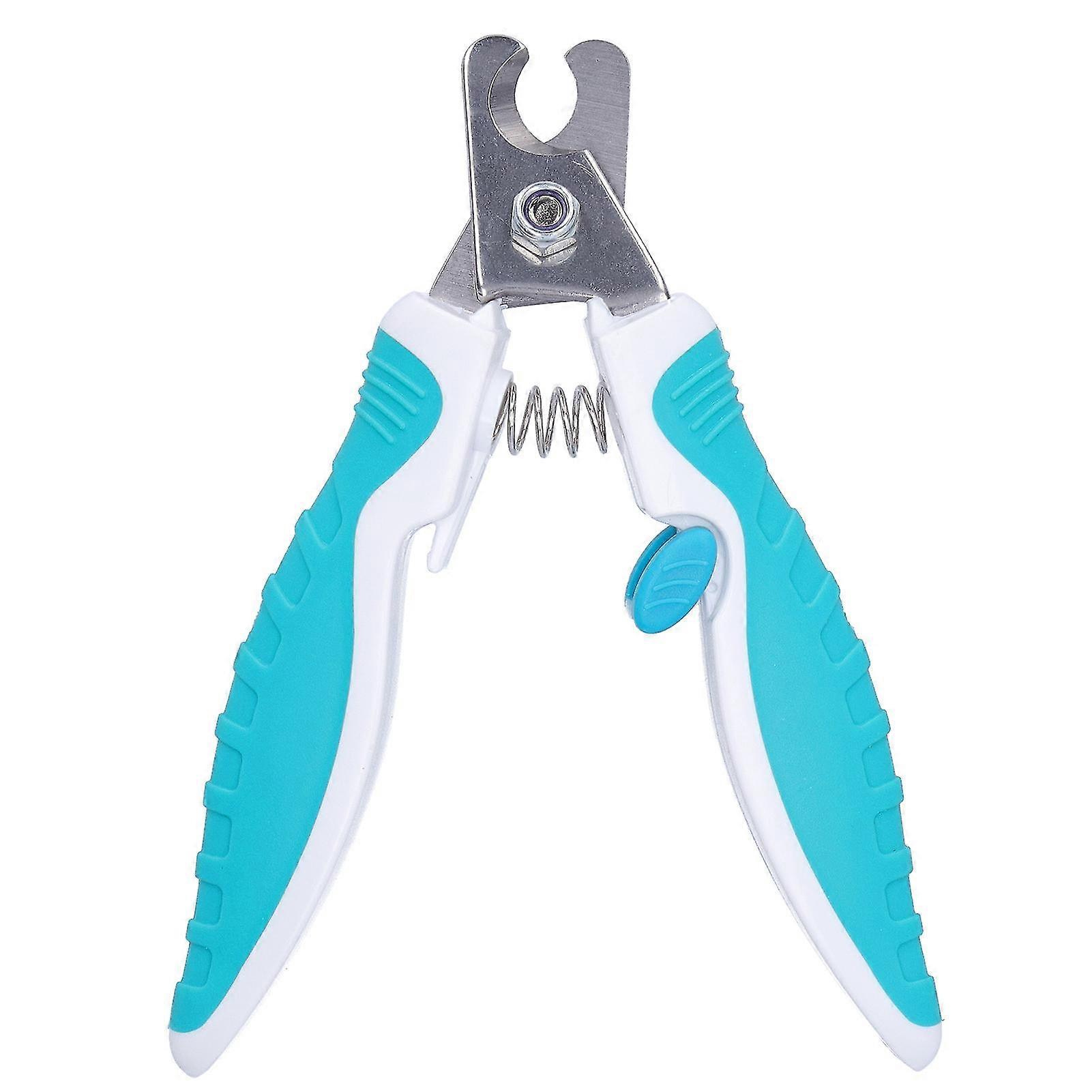 Stainless Steel Pet Nail Clippers for Cats and Dogs, Dog Claw Trimmer Safety Tool with Ergonomic Handle and Locking Mechanism