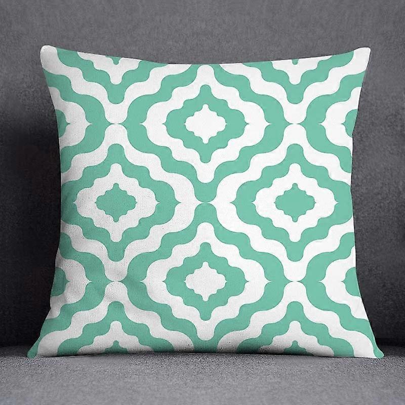 Pillowcase Square Pattern Style-962 Bedroom Sofa Car Cushion Cover Pillowcase