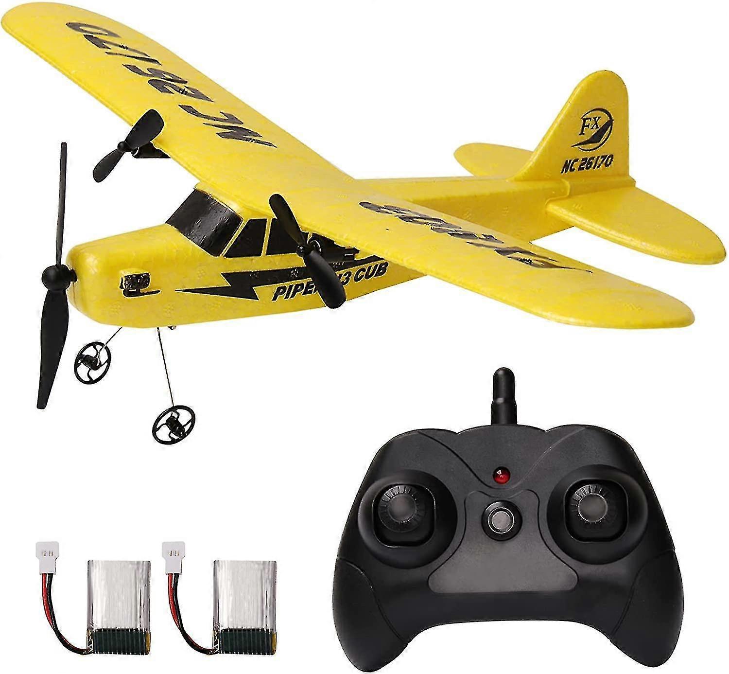 Remote Airplane Easy To Fly   Plane With Usb Charging, 2.4ghz Remote Contro Glider ,suitable For Beginners, Children And Adults