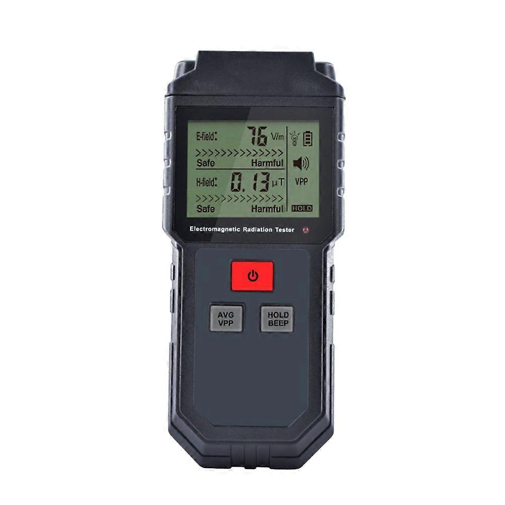 Handheld Mini EMF Electromagnetic Field Radiation Detector Digital LCD Radiation Meter without Battery