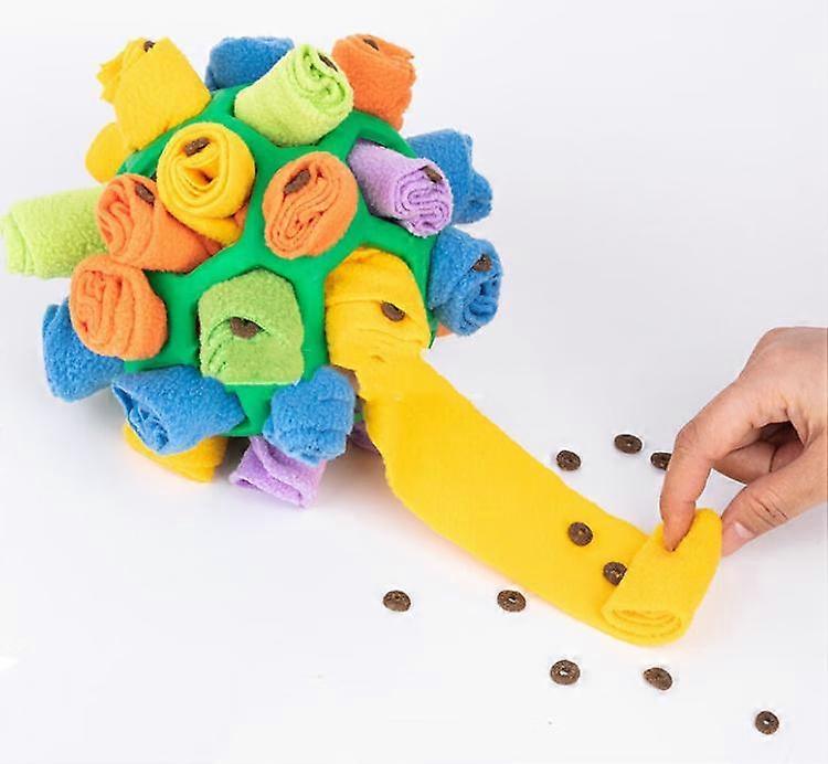 Hidden Dog Food Toy,Trainer Dog Play Mat,Interactive Toy,Puzzle Dig Mat Slow Feeding Sniffing Mat,Dog Sniff Ball Snuffle,Sniff Ball Toy