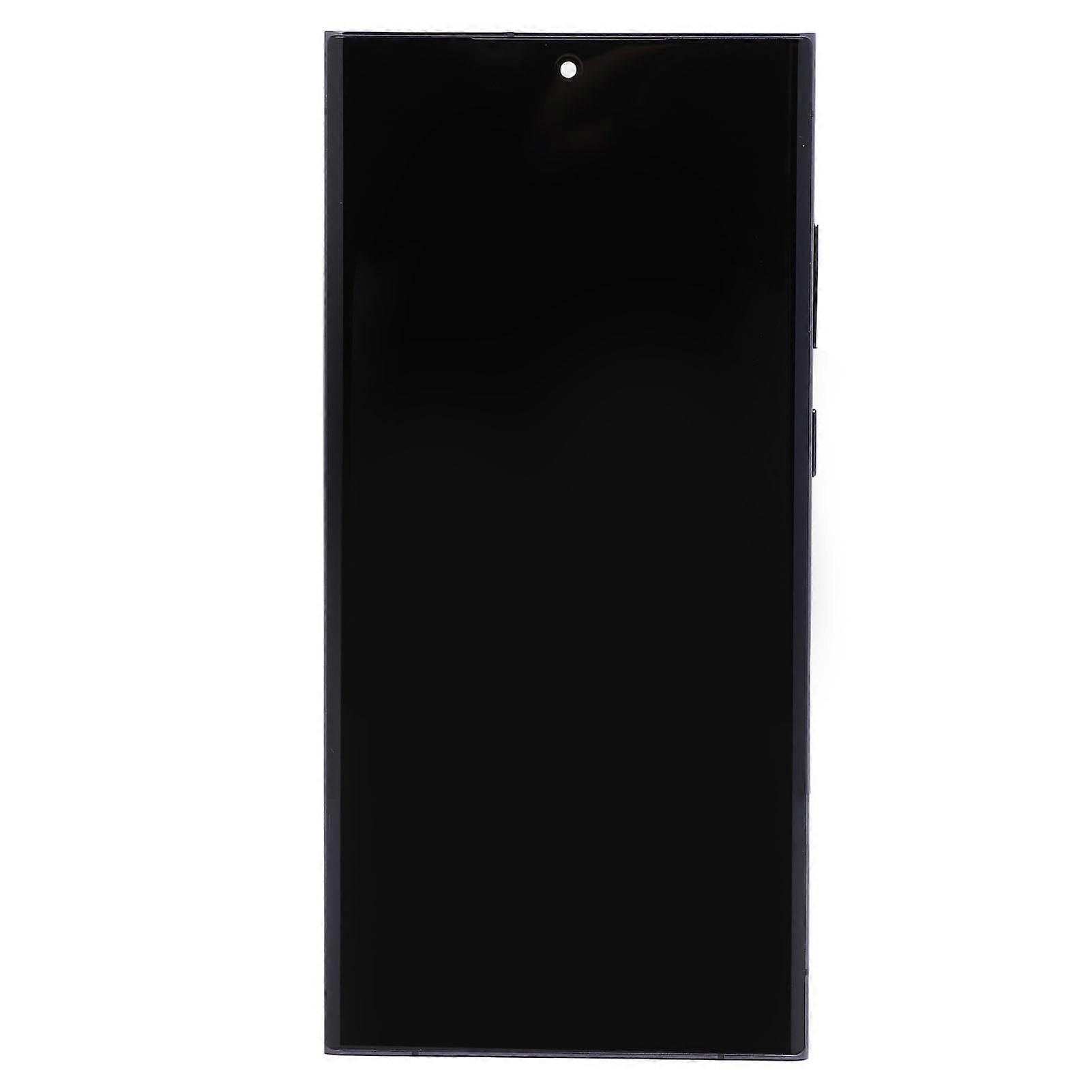 Screen Replacement for Galaxy S23 Ultra 6.9 Inch Phone AMOLED Display Touch Screen Digitizer Assembly with Fingerprint Function and Frame