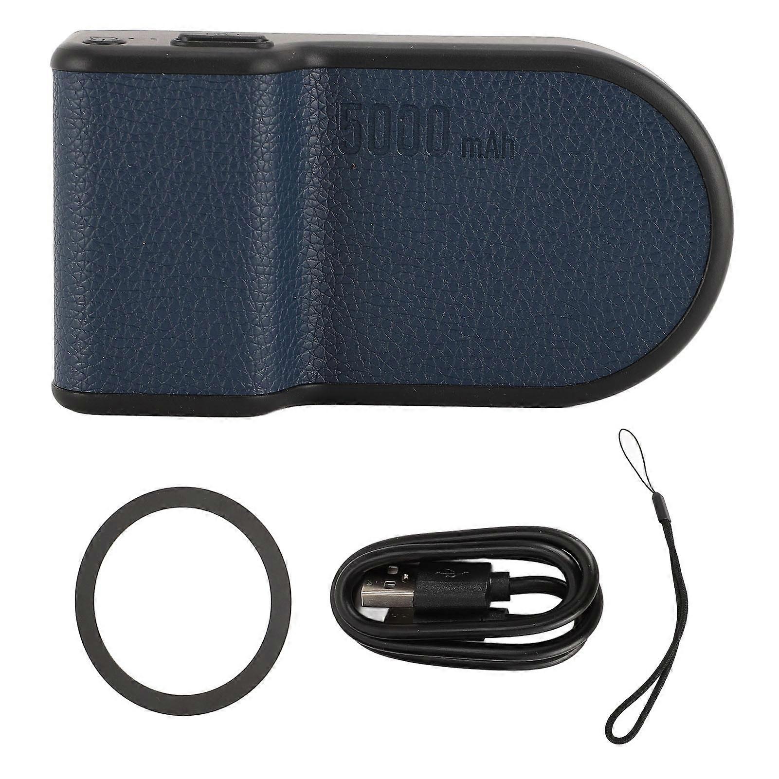 Smartphone Camera Shutter Handle Grip ABS Magnetic Detachable Wireless Bluetooth Phone Remote Camera Clamp Holder for Video Photo Shooting Blue