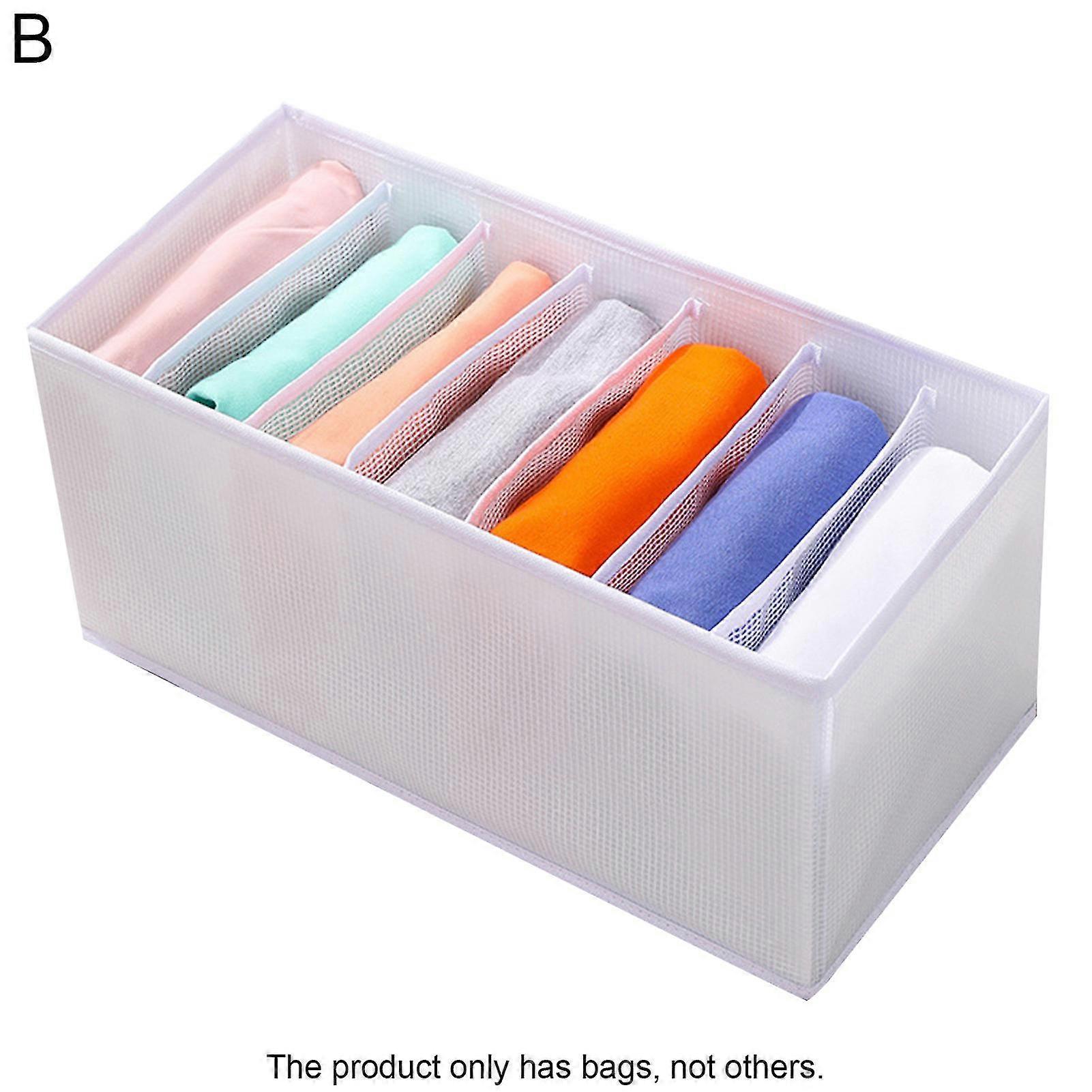 Jeans Storage Large Capacity Tidy-keeping Multi-purpose Clothes Underpants Organizing Drawer For Wardrobe
