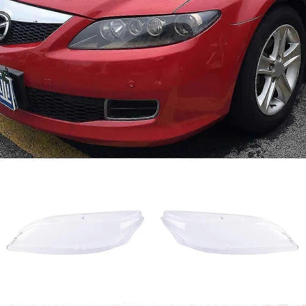 1 pár Mazda 6 2003 2004 2005 2006 2007 2008 autó fényszóró műanyag átlátszó héjú lámpafedél csere lencsefedél