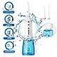 Wireless Dental Ejector Oral Irrigator