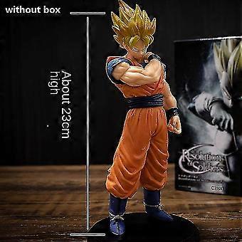 Tokoh Baru Anime Dragon Ball Boneka Kartun Son Goku Mainan Anak-anak Modell Gogeta Super Saiyan Ornamen Furnitur Hadiah Liburan