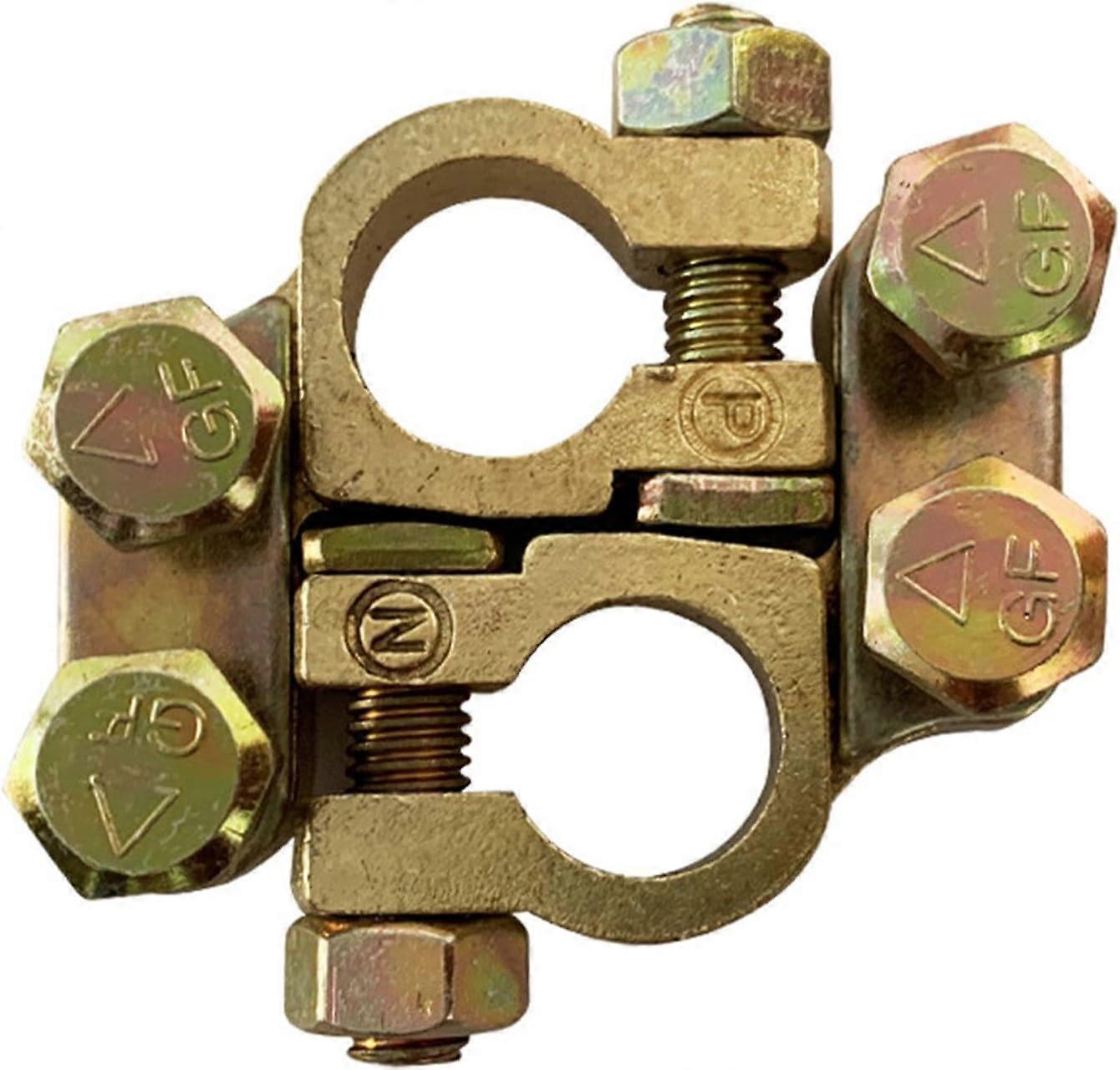 Car Battery Terminals, Quick Release Battery Terminals 2 PCS Universal Heavy Duty Positive and Negative Copper Battery Terminal Connector Clips