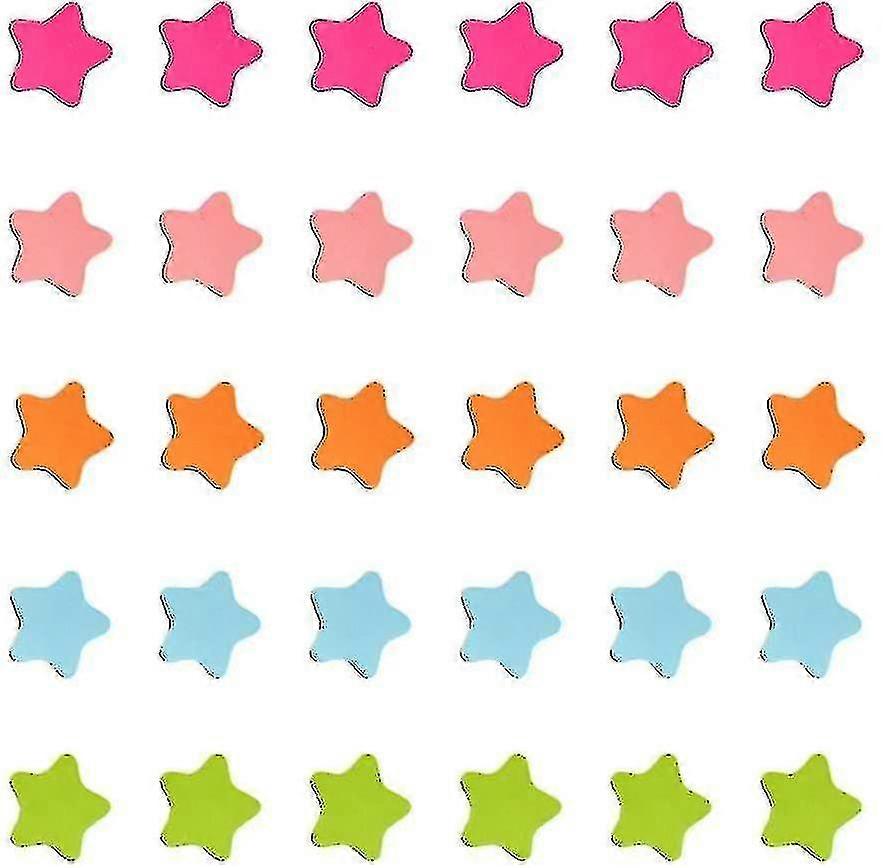 컬러 스타 냉장고 자석. 120pcs 별 마그네틱 스티커 칠판