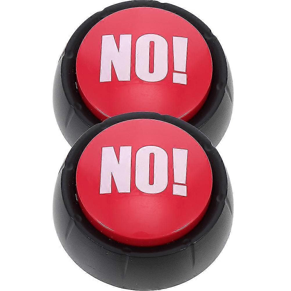 2pcs Sound Buttons Party Prank Sound Button Electronic Trick Button Toys(The No Button Type)