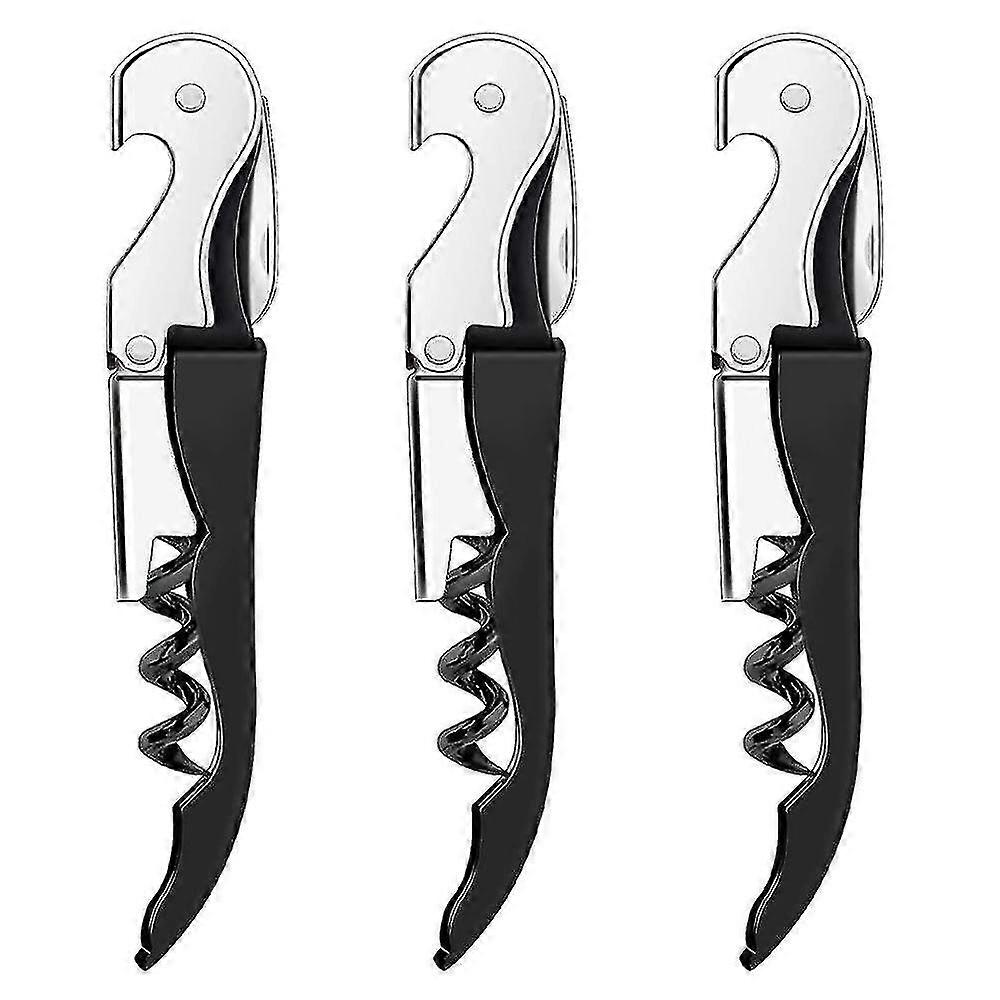 Corkscrew, Soft Touch Double-hinged Waiters Style Corkscrew Wine Bottle Opener, Gift For Wine Lovers