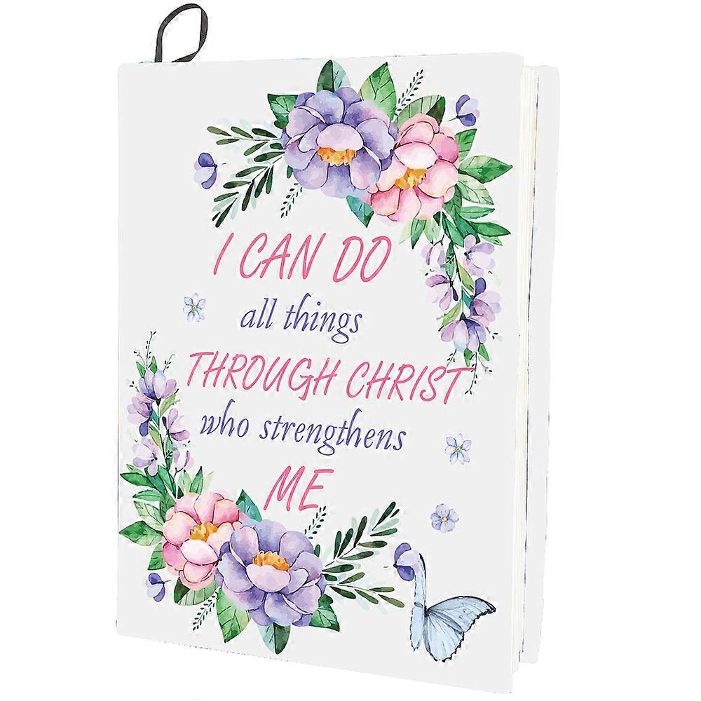 Polyester Book Covers Elastic Notebook Wraps Rectangle Flower 400x250mm