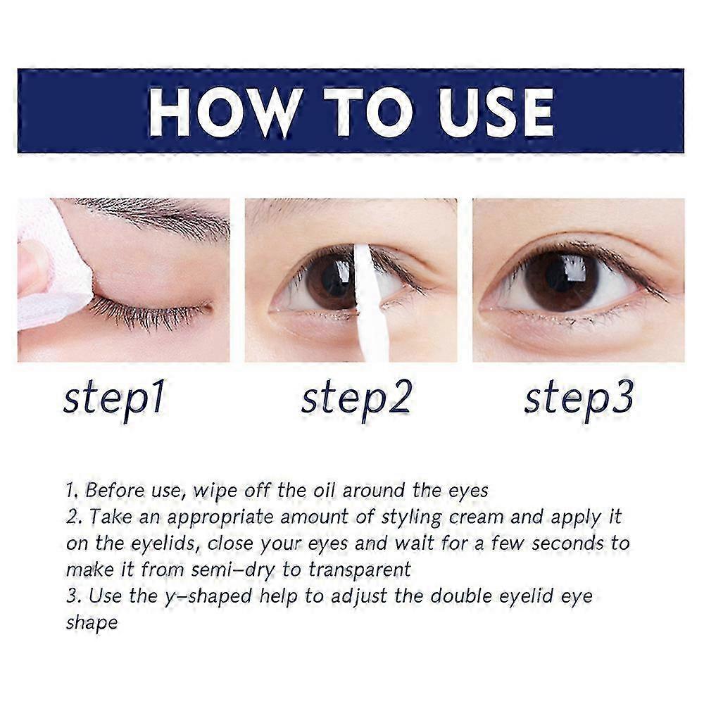 Double Eyelid Pen Glue Invisible Double Eyelid Styling Cream Stick pitkäkestoinen