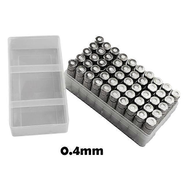 Pack 50 Pcs High Pressure 25-80Bar Fog Misting Nozzle 0.1-0.6MM Atomizer Greenhouse Humidify Water Spray Patio Nebulizer System
