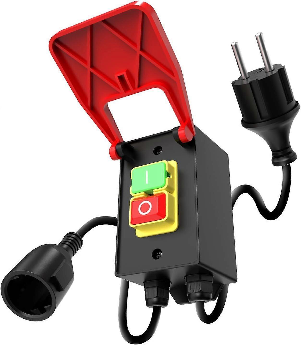 Single Phase Switch 220V, for Milling Table and Others, Electromagnetic Pressure Switch, Machine Switch, Safety Switch 150cm