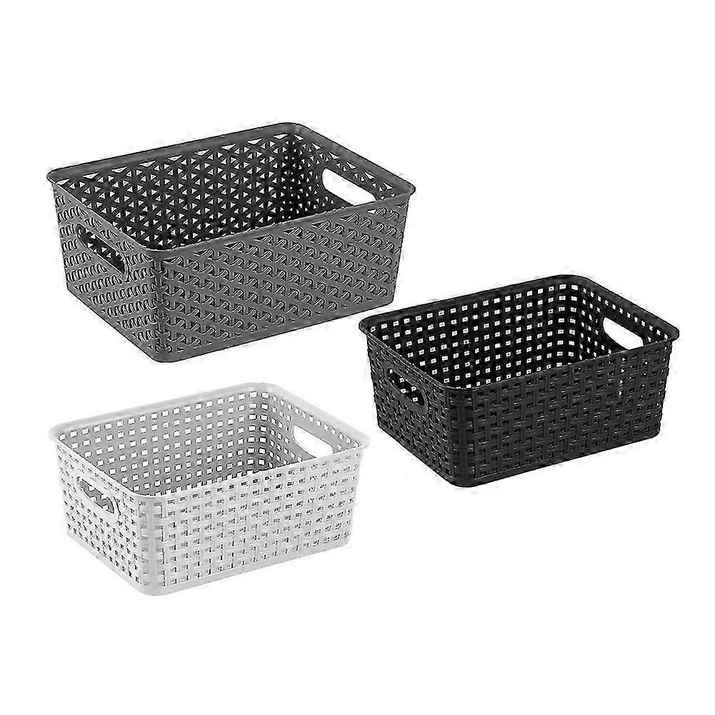 Storage Basket Set Multipurpose Drawer Tray Kitchen Tableware Container