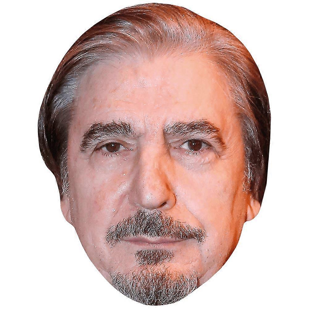 Serge Lama (Moustache) Big Head. Larger than life mask.